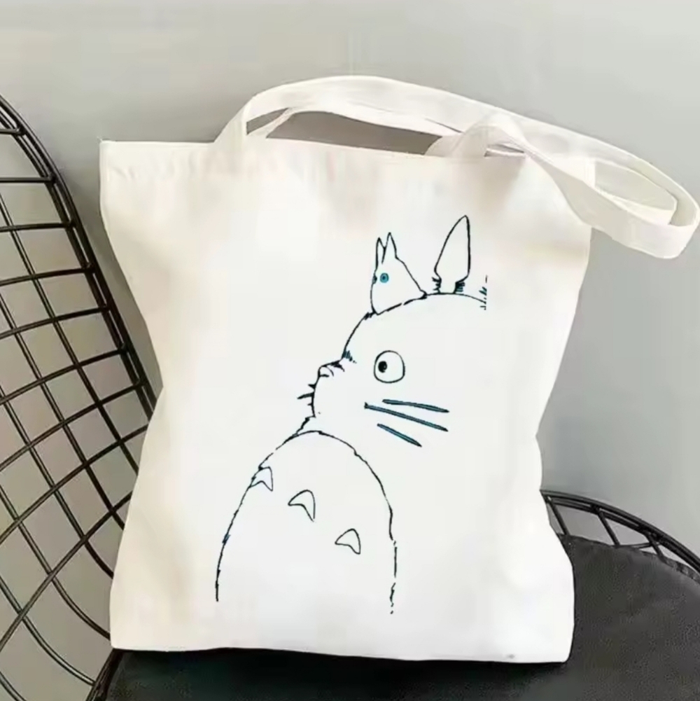 Totoro Canvas Tote